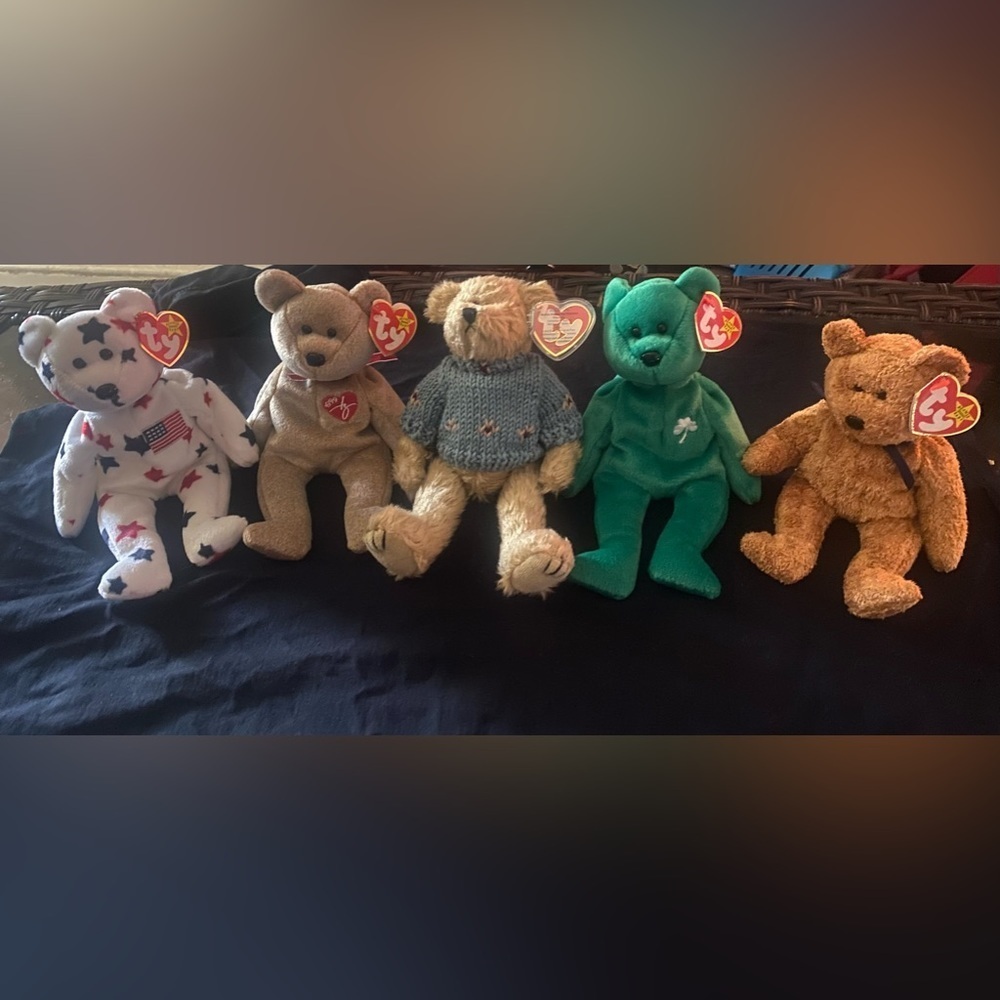 5 Ty Beanie Baby’s
